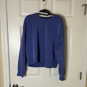 Lululemon Brushed Softstreme purple Crewneck Sweatshirt